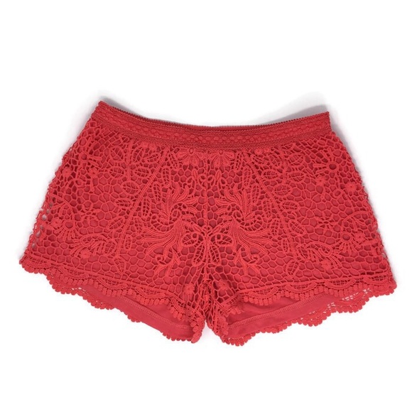 Mossimo Supply Co. Pants - NWT!  Mossimo Coral Lace Shorts